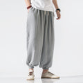 Men's Thin Pants Plus Size Casual Harem Wide