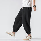 Men's Thin Pants Plus Size Casual Harem Wide