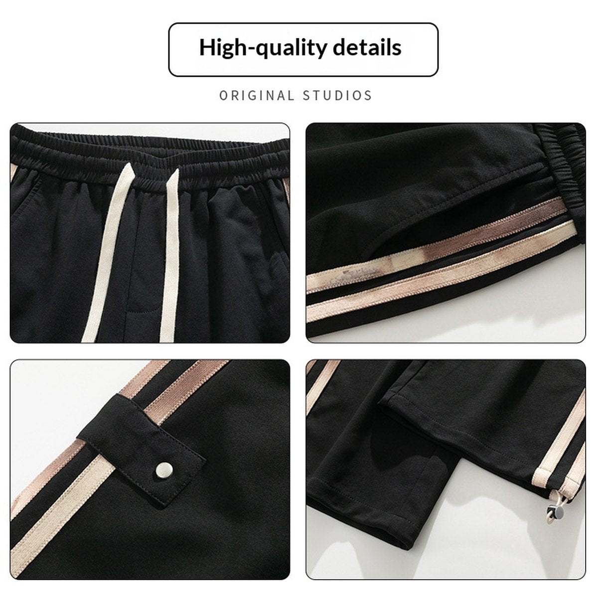 Men's Three-Stripe Joggers