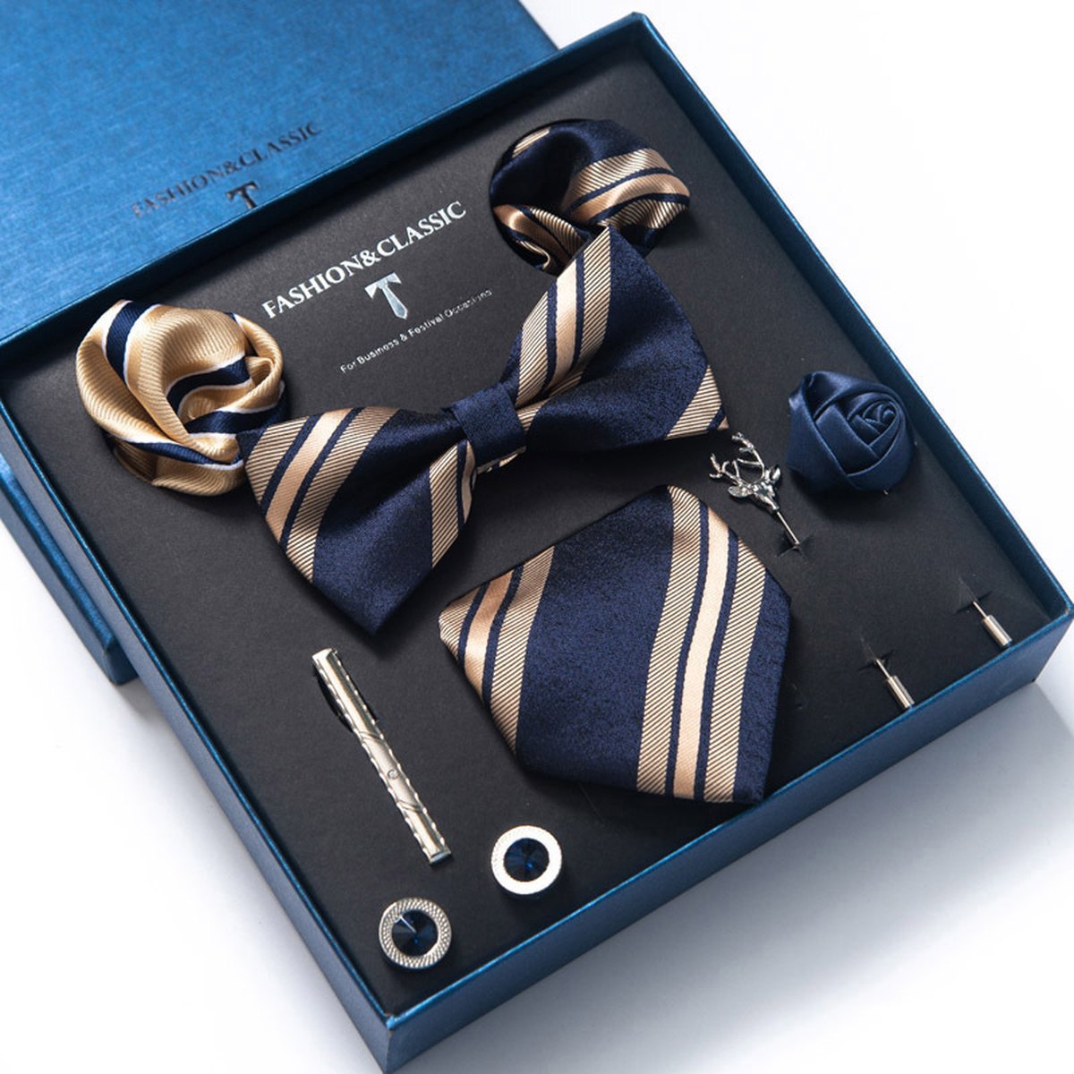 Men's Tie 8-piece Set Formal Suit