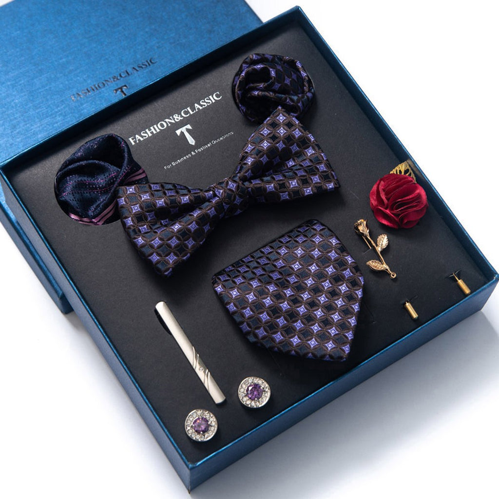 Men's Tie 8-piece Set Formal Suit