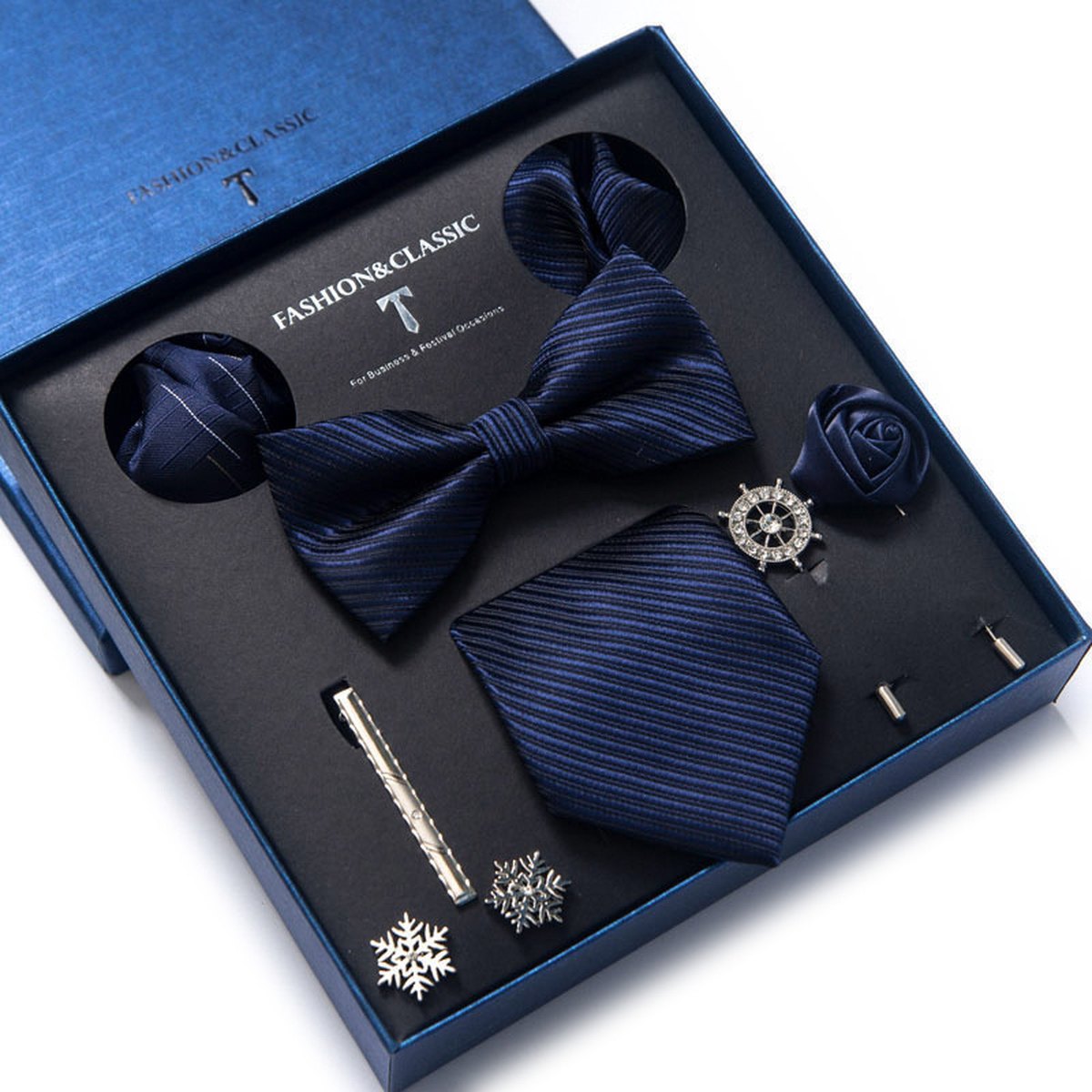 Men's Tie 8-piece Set Formal Suit