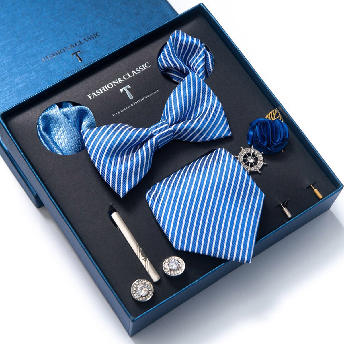 Men's Tie 8-piece Set Formal Suit