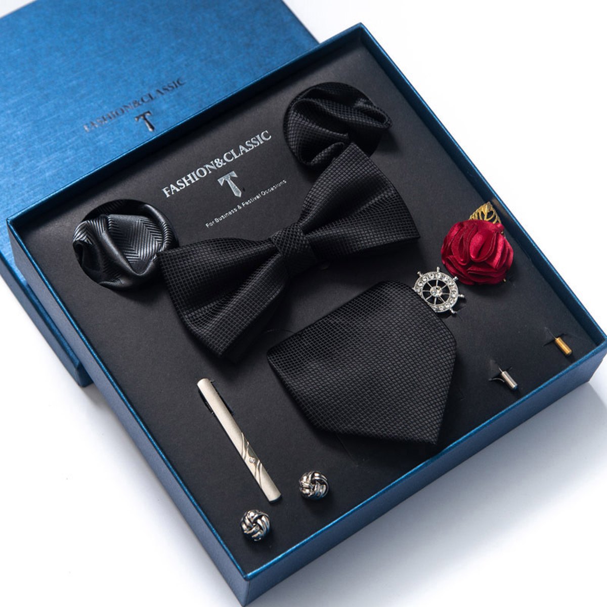 Men's Tie 8-piece Set Formal Suit