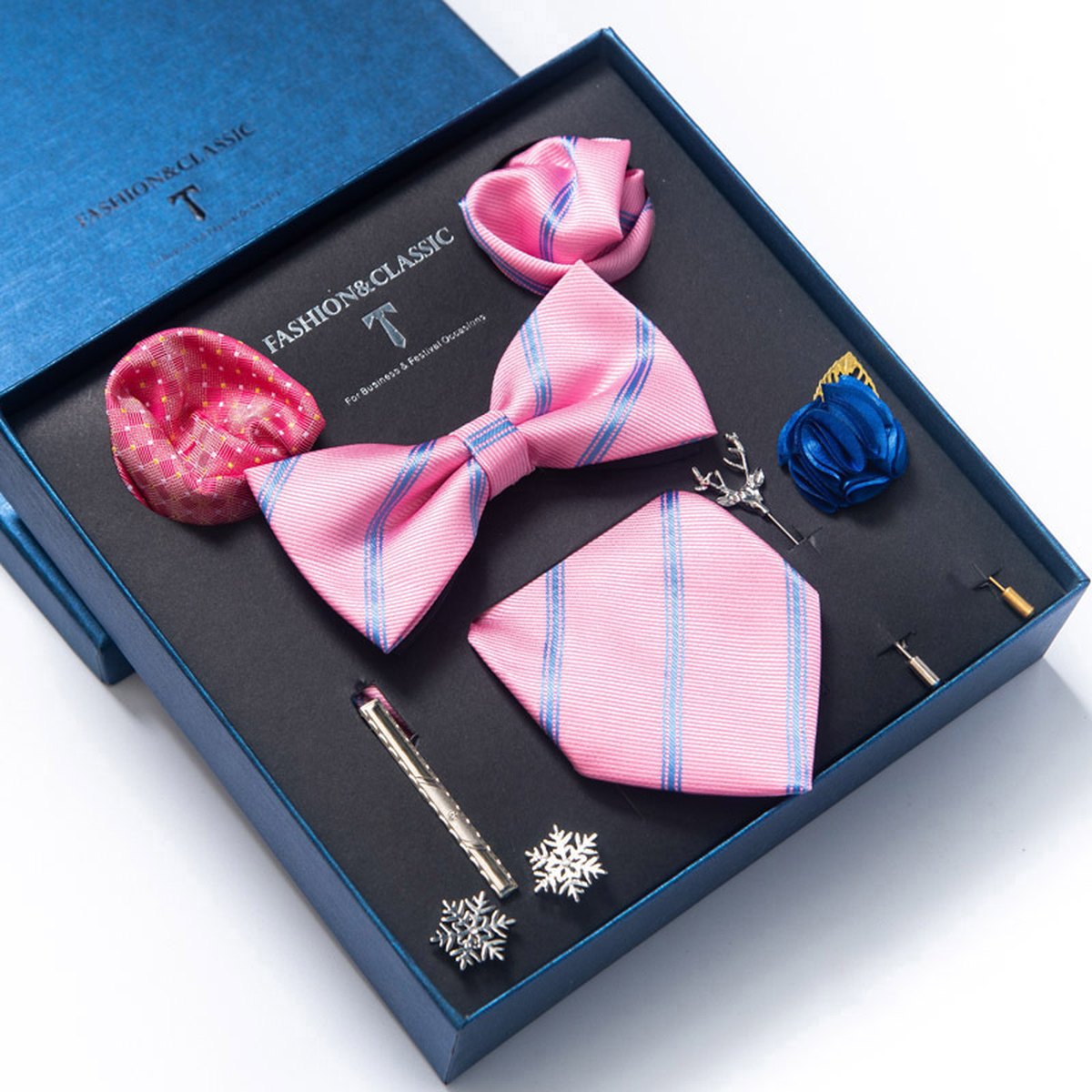 Men's Tie 8-piece Set Formal Suit