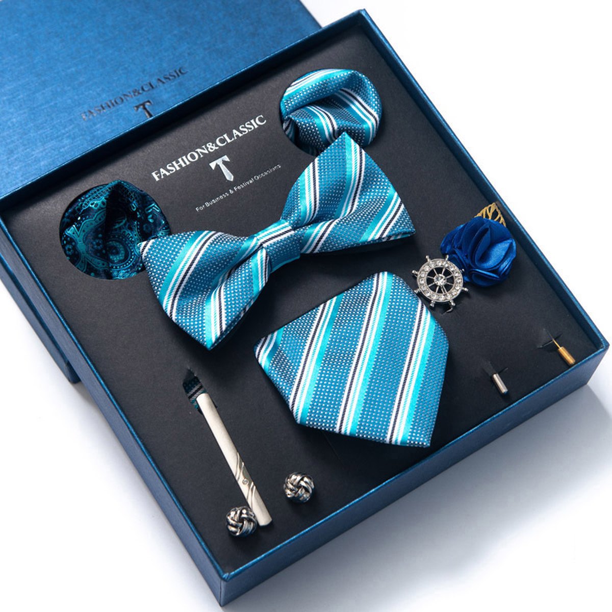 Men's Tie 8-piece Set Formal Suit