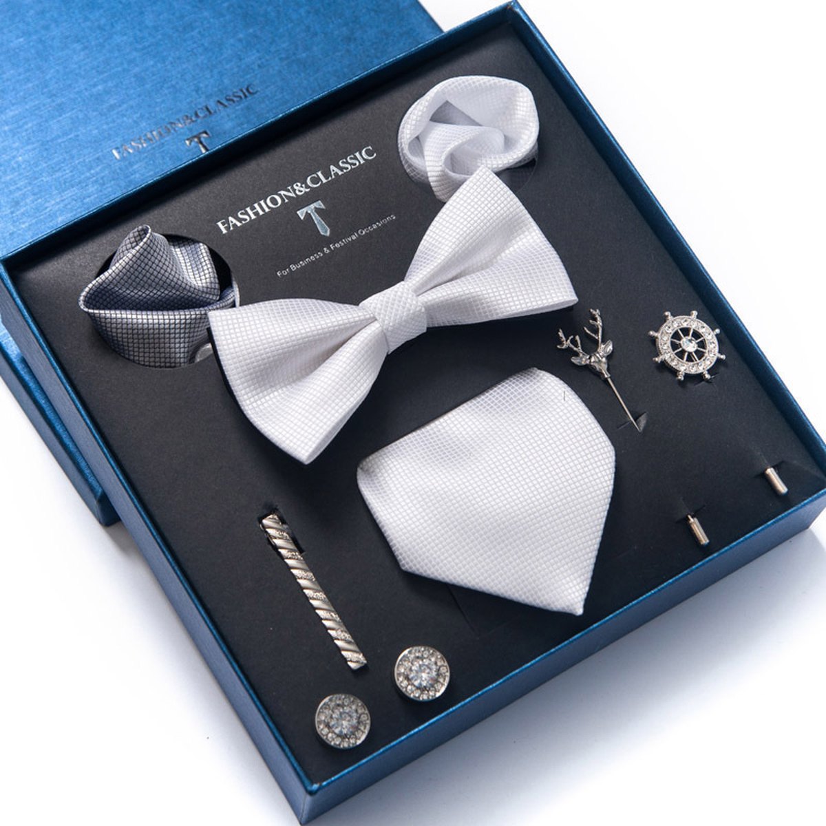 Men's Tie 8-piece Set Formal Suit