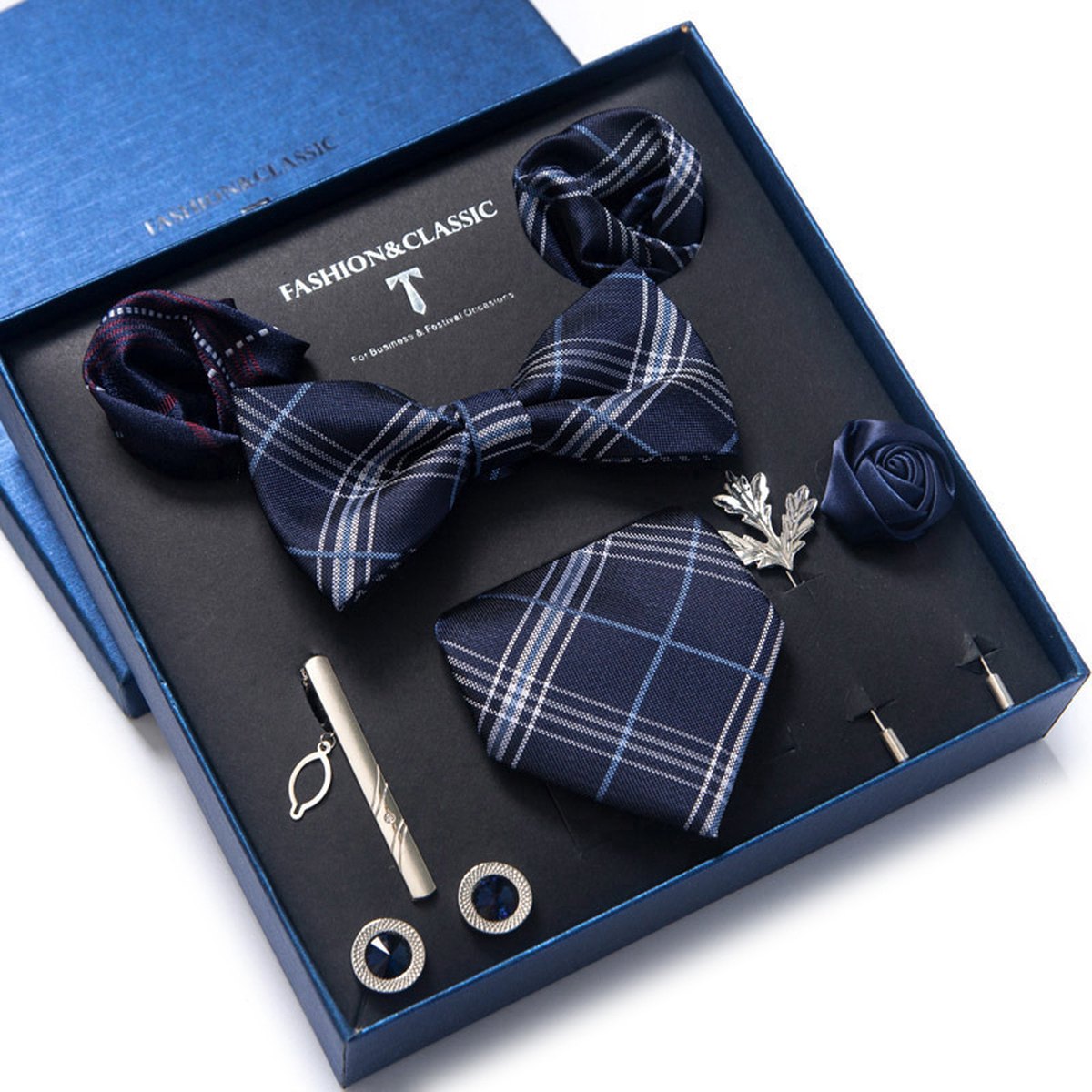 Men's Tie 8-piece Set Formal Suit