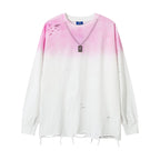 Men's Tie-dye Gradient Long-sleeve T-shirt