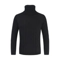 Men's Turtleneck Sweater Loose Solid Color
