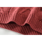 Men's Turtleneck Sweater Loose Solid Color