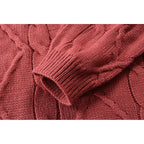 Men's Turtleneck Sweater Loose Solid Color
