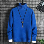 Men's Turtleneck Sweater Plus Velvet Bottoming Shirt