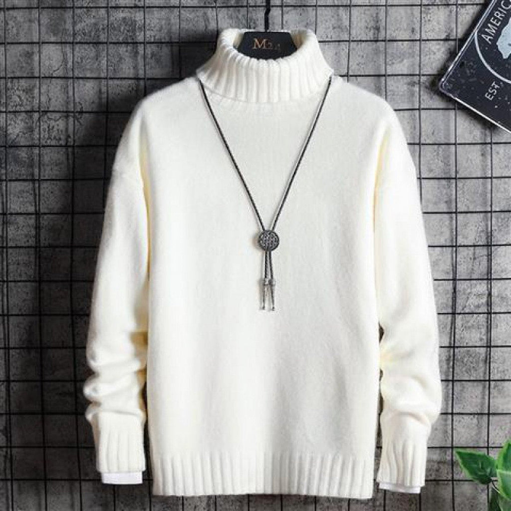 Men's Turtleneck Sweater Thick