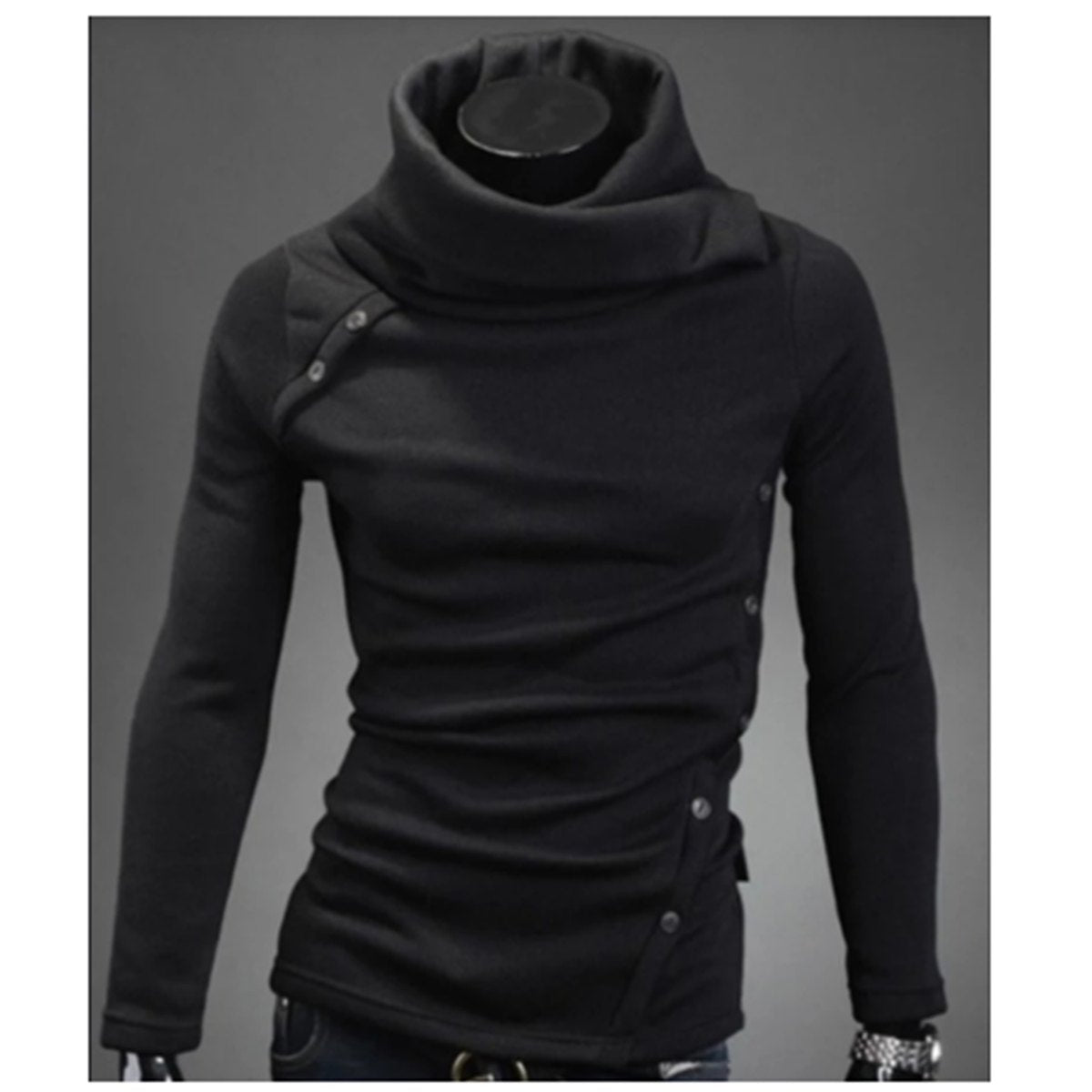 Men's Turtleneck Sweaters Arm Long Sleeves