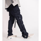 Men's Velcro Buttoned Cargo Pants