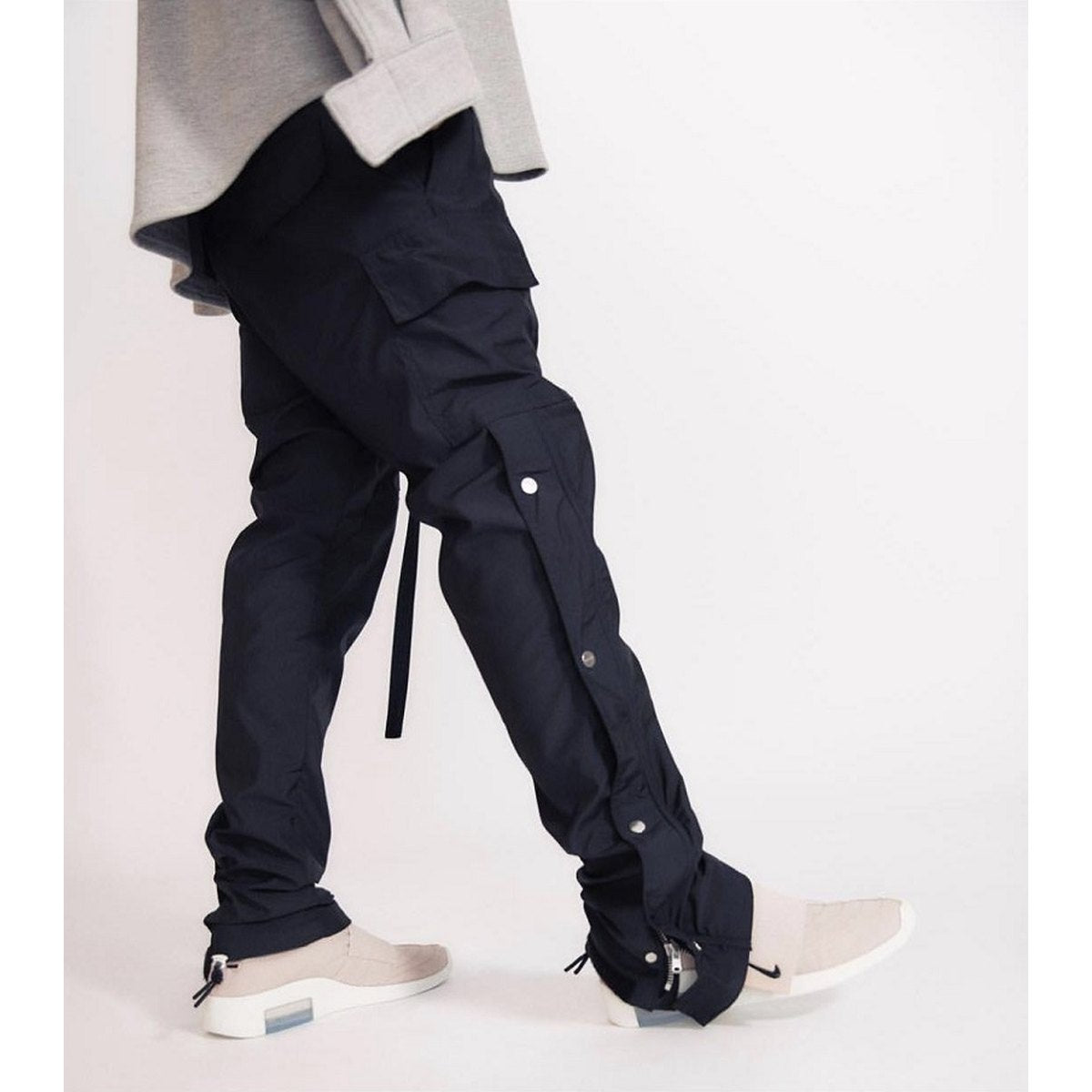Men's Velcro Buttoned Cargo Pants
