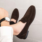 Men's Versatile British- Microfiber Slip-on Loafer Shoes