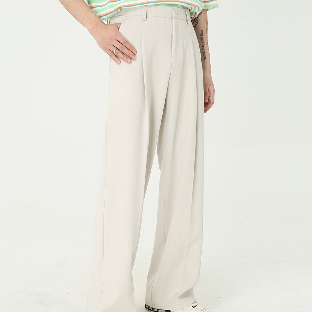 Men's Versatile Straight Waist Trousers