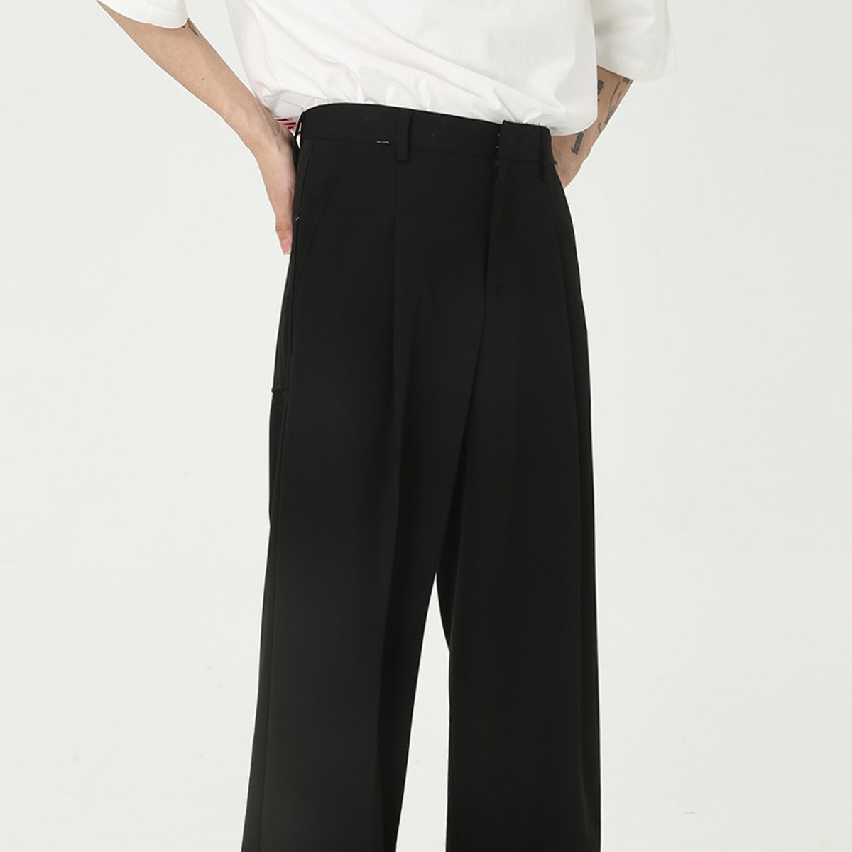 Men's Versatile Straight Waist Trousers