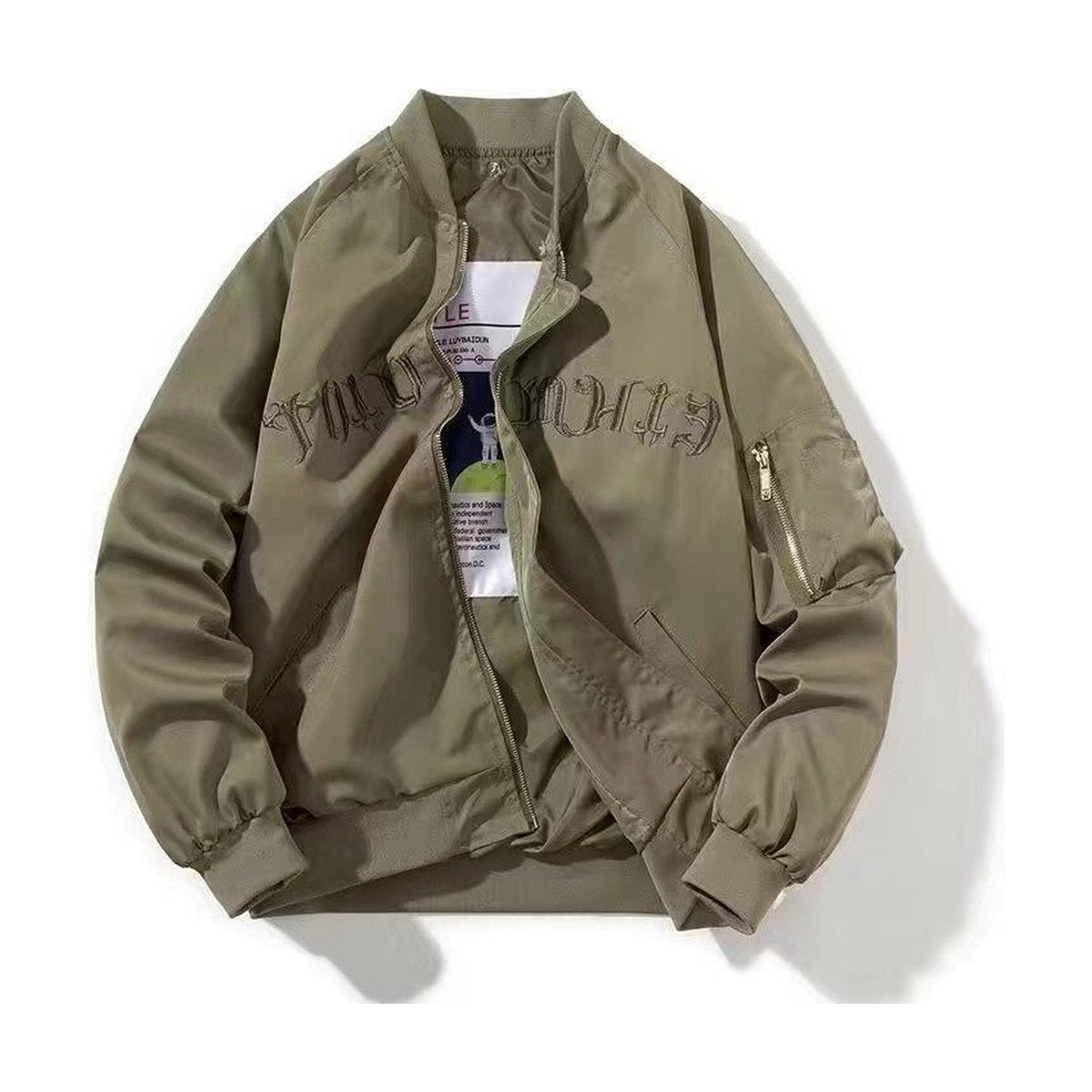 Men's Vintage Design Bomber Jacket