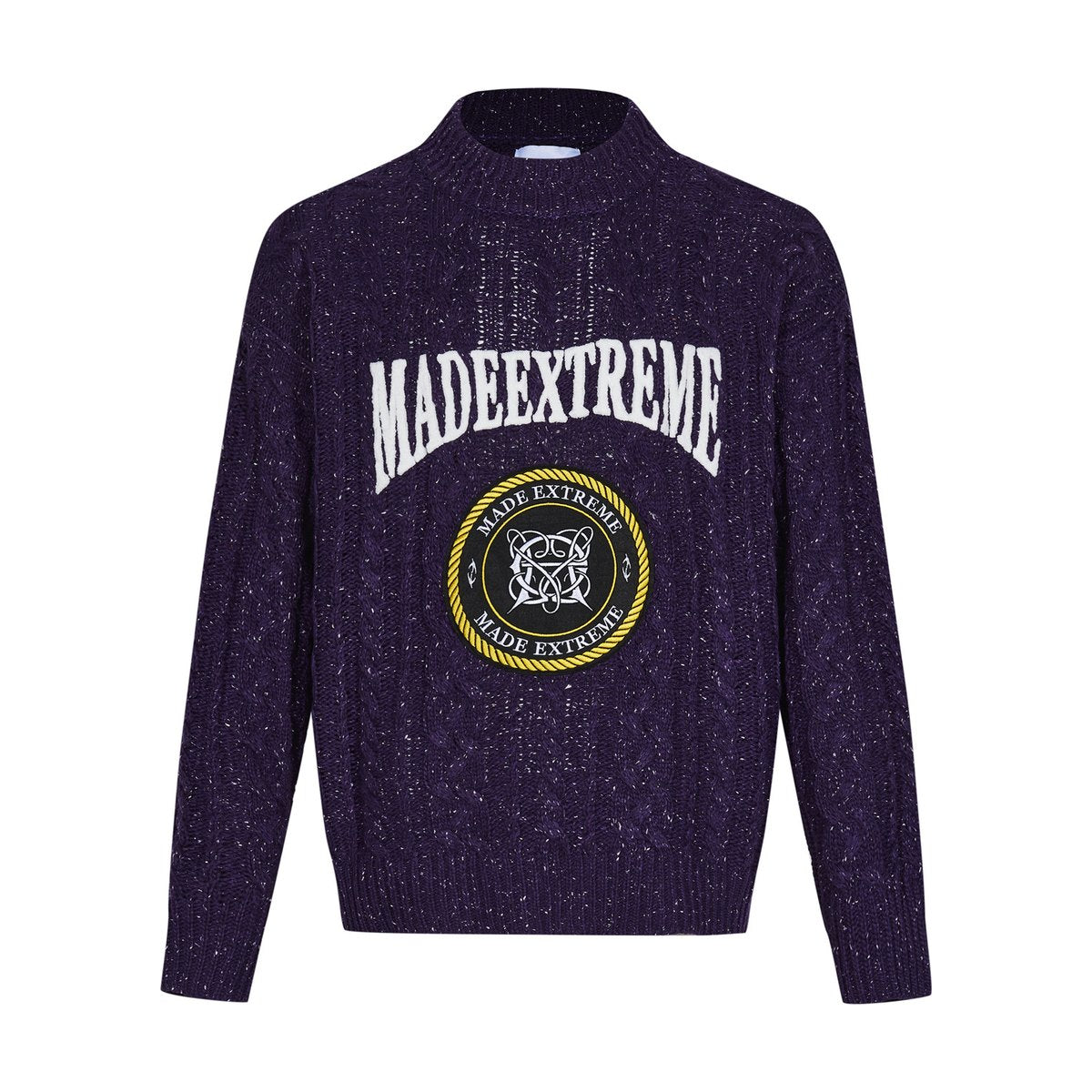 Men's Vintage Thick Twisted Snowflake Sweater