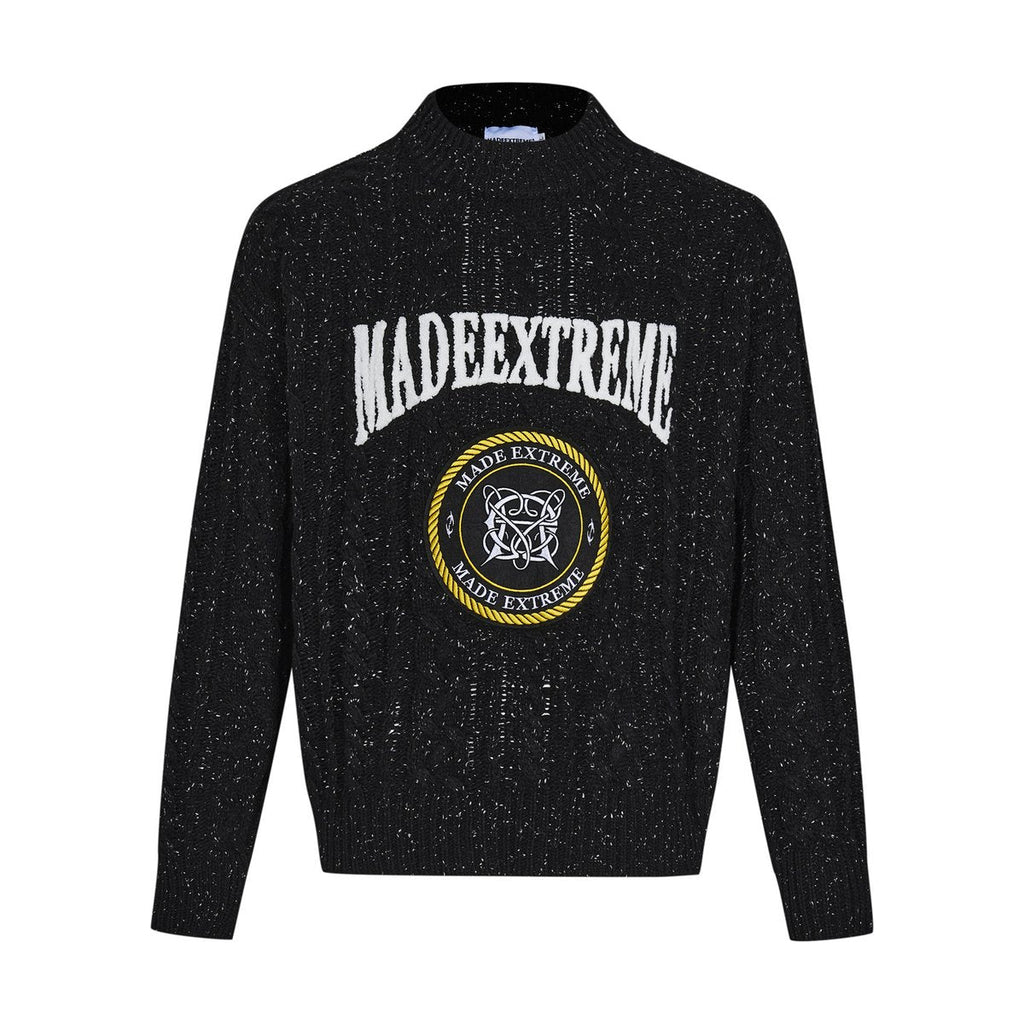 Men's Vintage Thick Twisted Snowflake Sweater