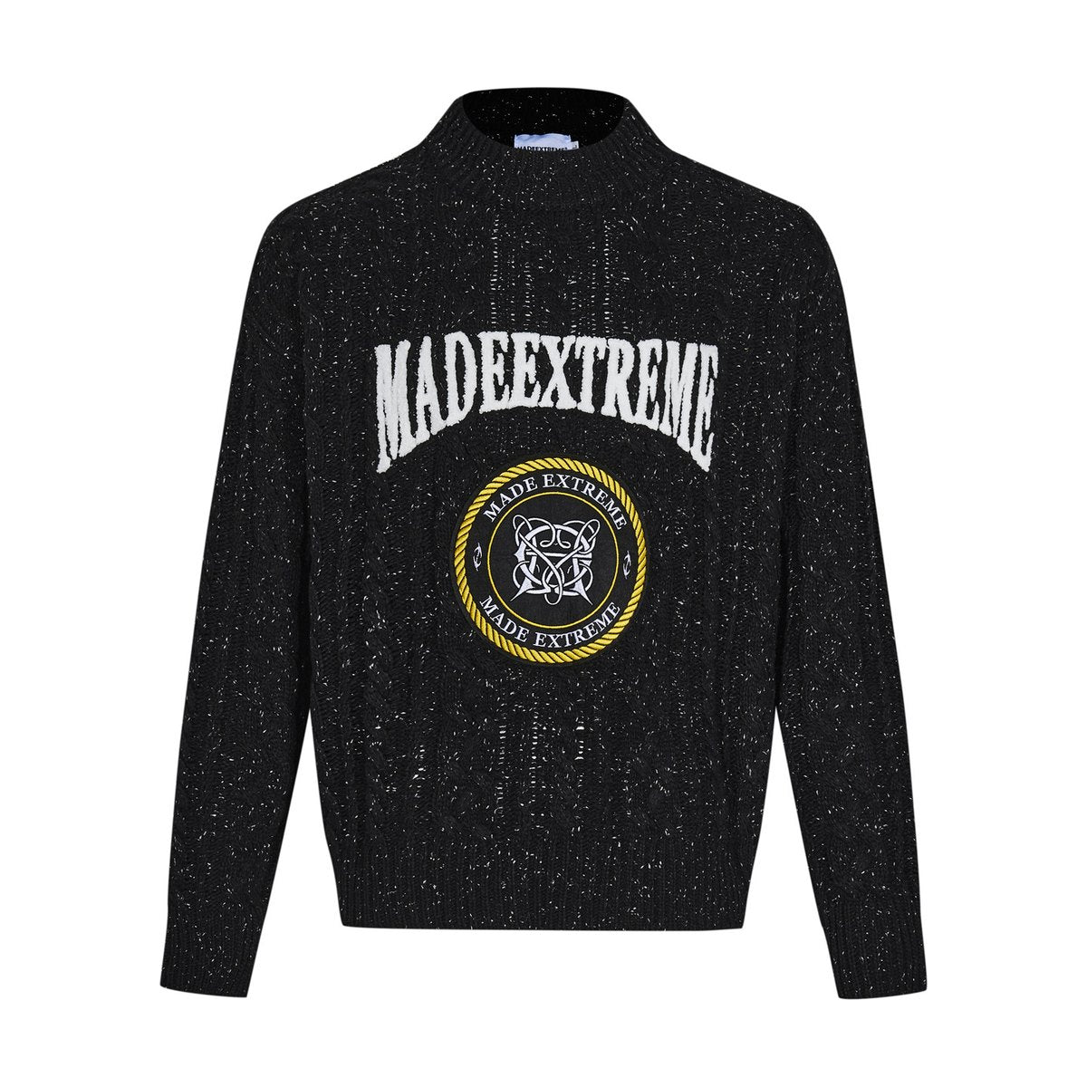 Men's Vintage Thick Twisted Snowflake Sweater