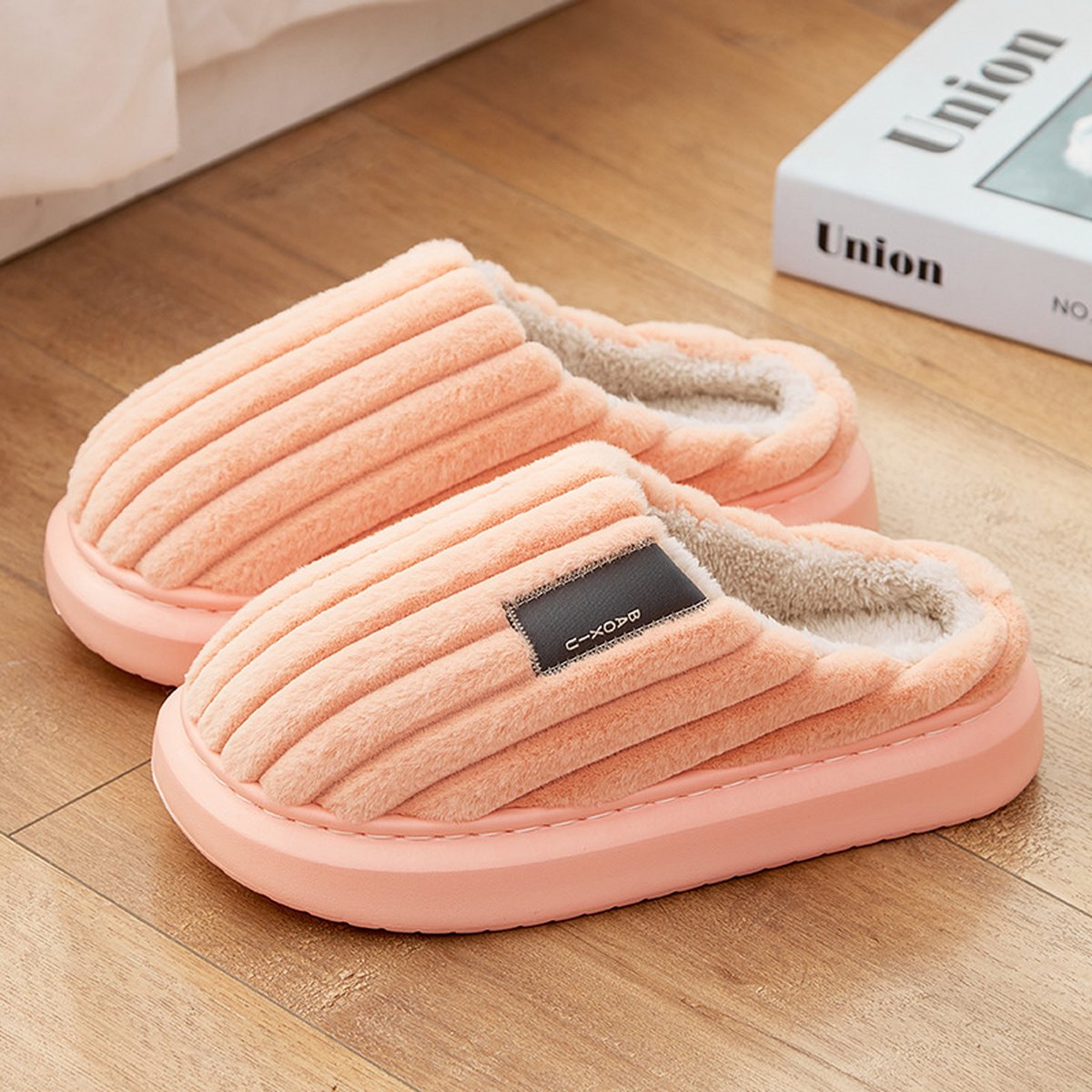 Men's Warm Plus-size Casual Slippers