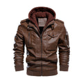Men's Washed Leather Jacket