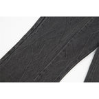 Men's Washed Pleated Jeans