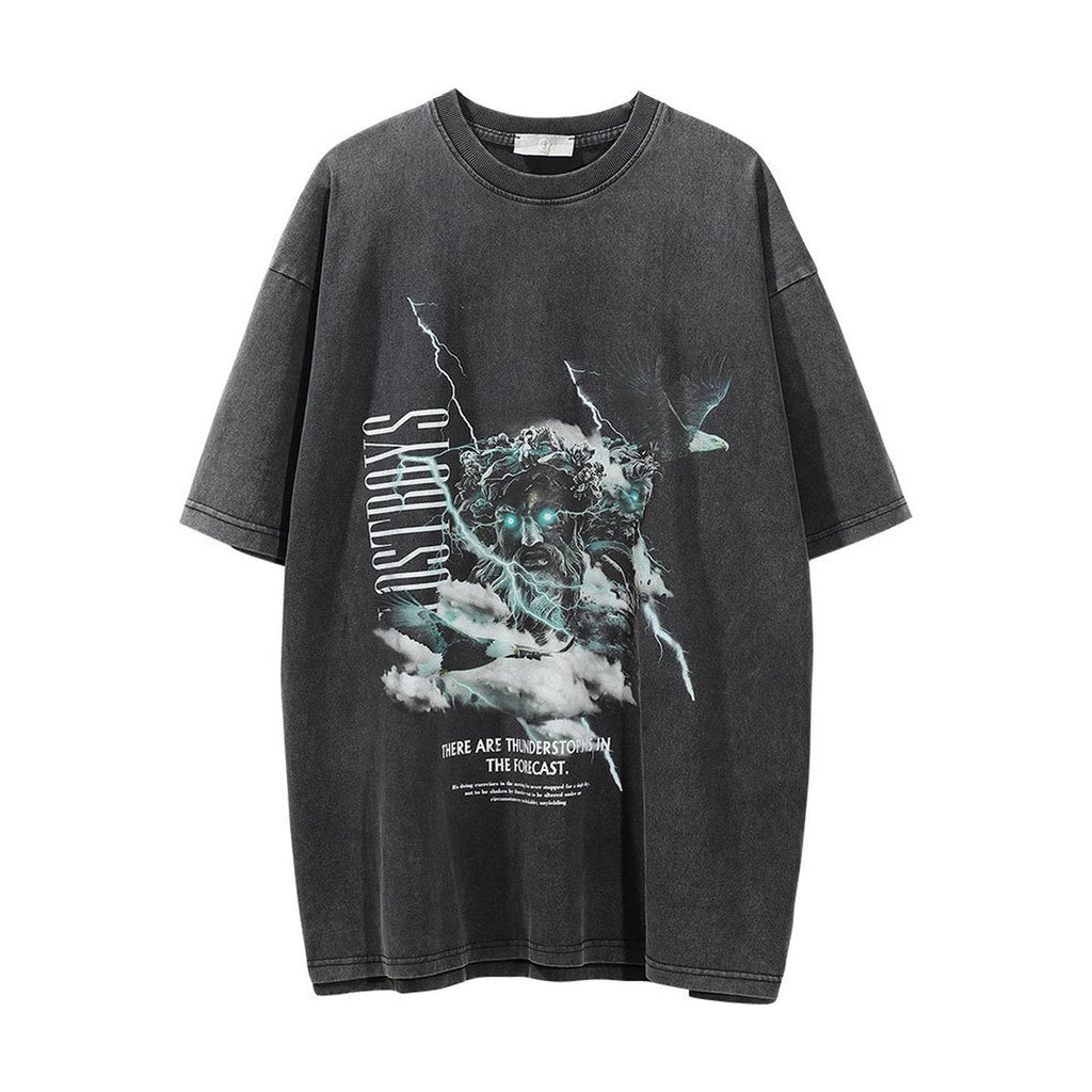 Men's Washed Print T-Shirt