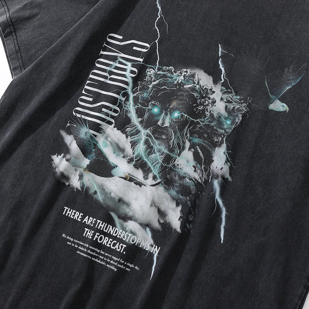 Men's Washed Print T-Shirt
