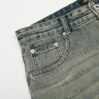 Men's Washed Worn Jeans
