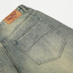 Men's Washed Worn Jeans
