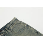Men's Washed Worn Jeans