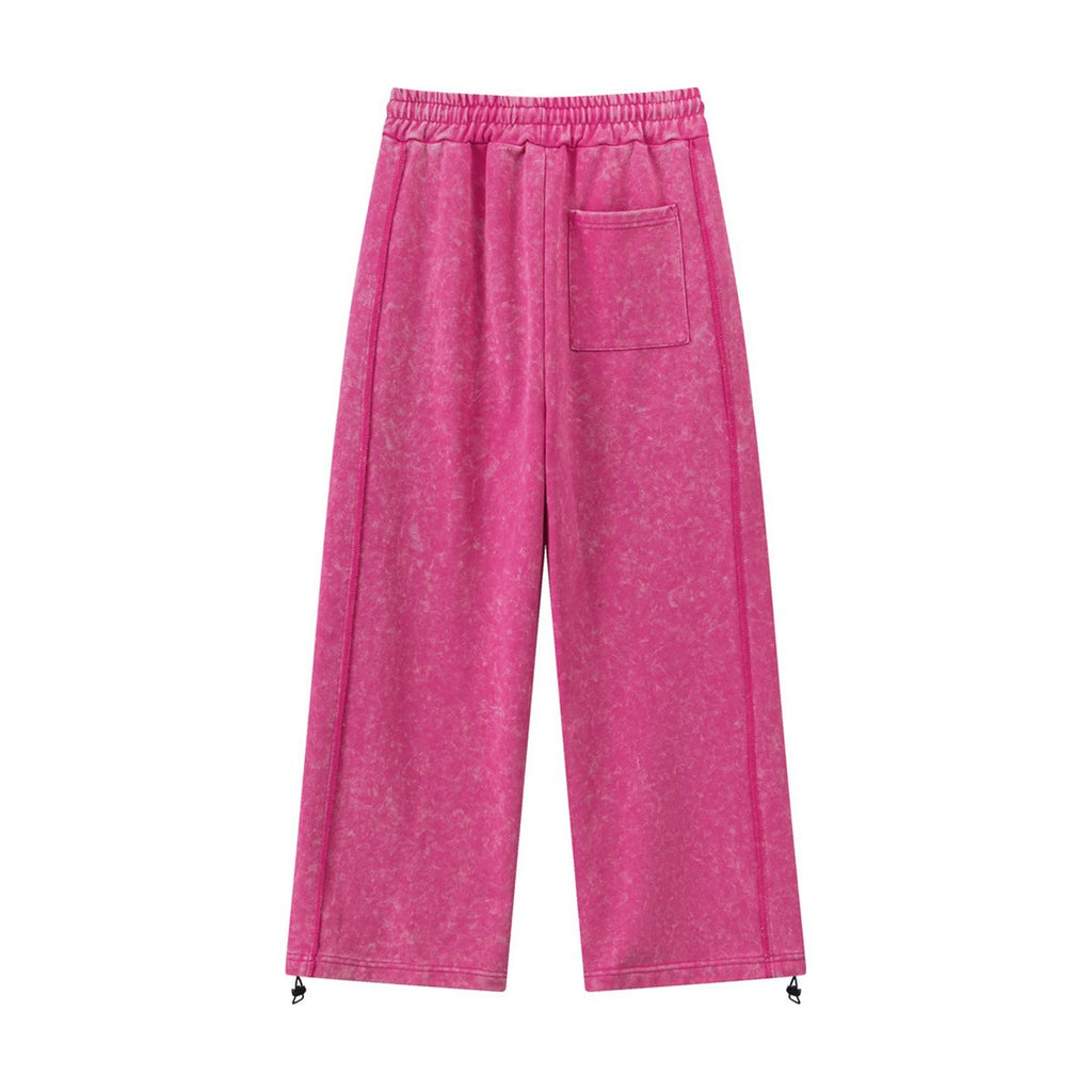 Men's Washed Worn Leisure Trousers