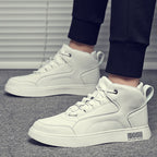 Men's White Shoes Mid-top Sports Board