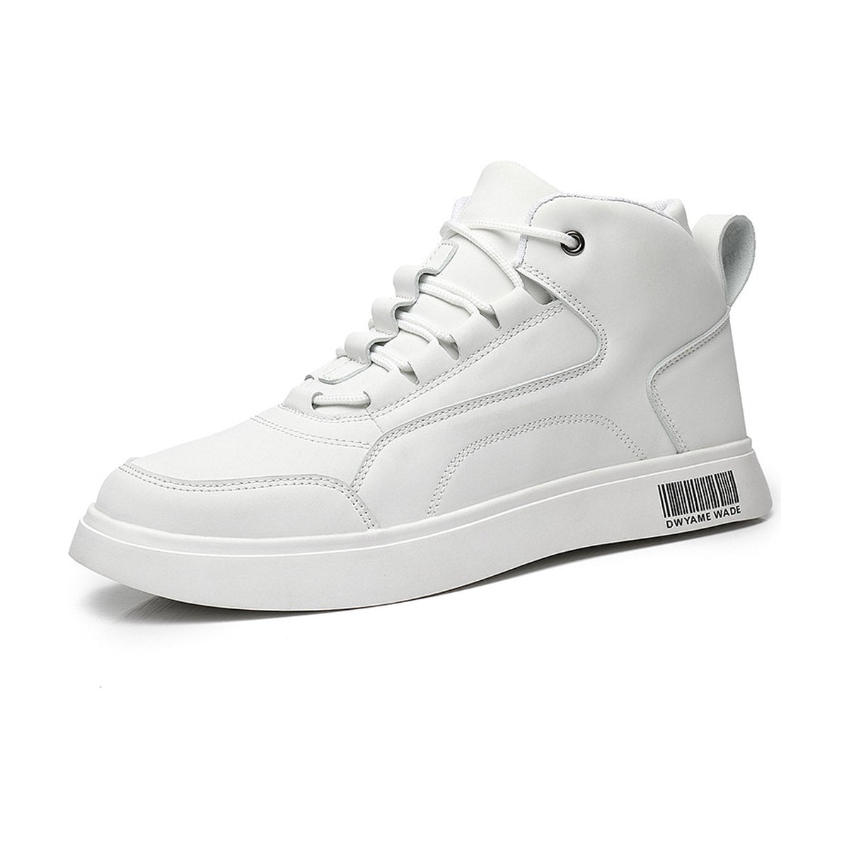Men's White Shoes Mid-top Sports Board