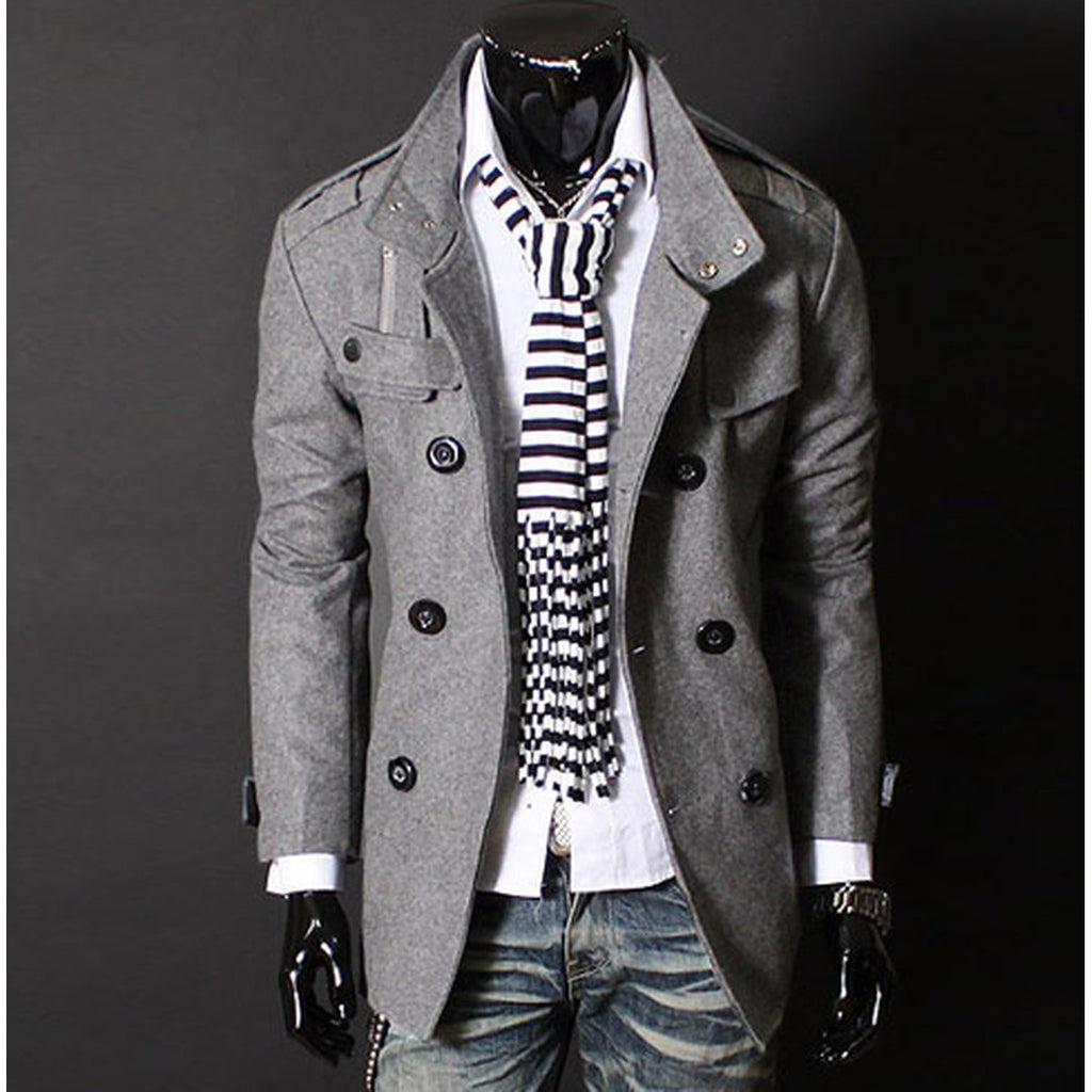 Men's Wool Blend Coat