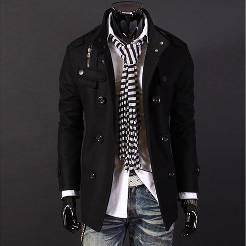 Men's Wool Blend Coat