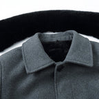 Men's Woolen Coat Wool Collar