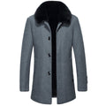 Men's Woolen Coat Wool Collar