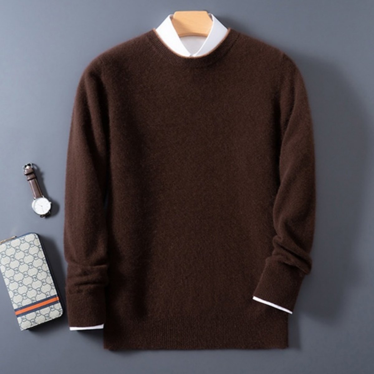 Men's Woolen Sweater Bottoming Loose Casual Business