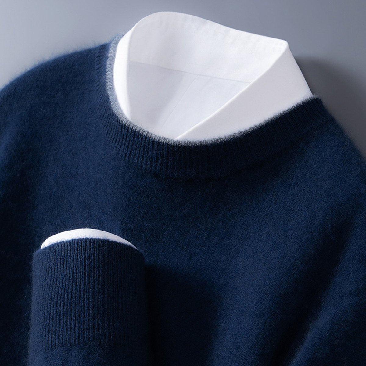 Men's Woolen Sweater Bottoming Loose Casual Business