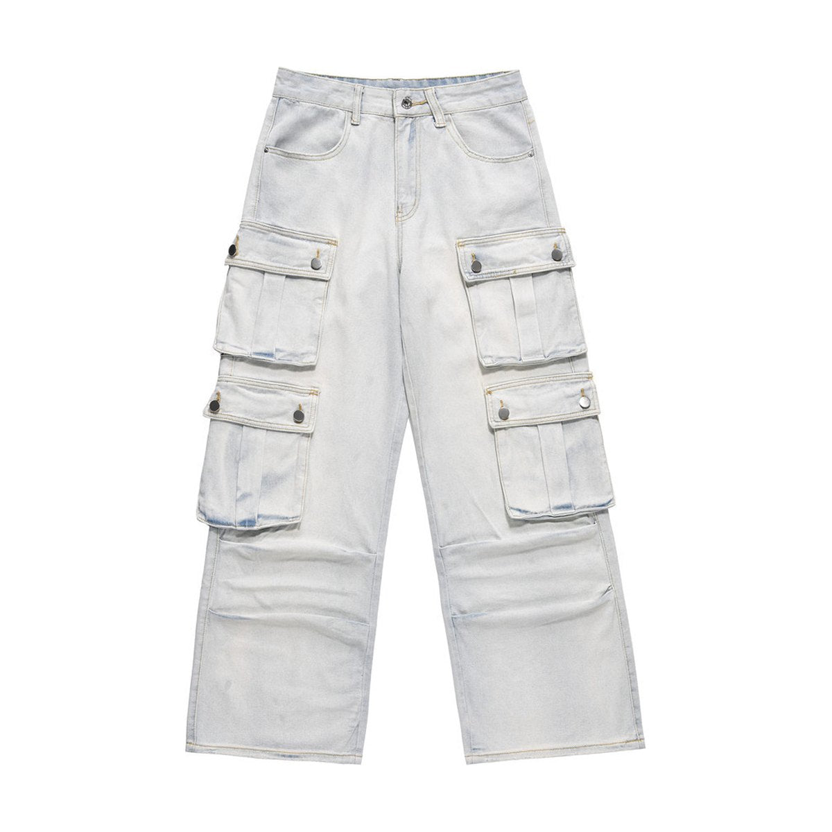 Men's Workwear Denim Straight-leg Trousers