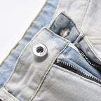 Men's Workwear Denim Straight-leg Trousers