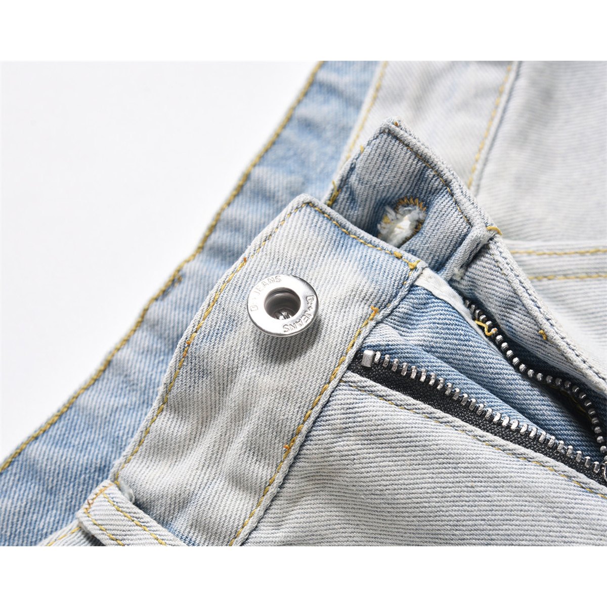 Men's Workwear Denim Straight-leg Trousers