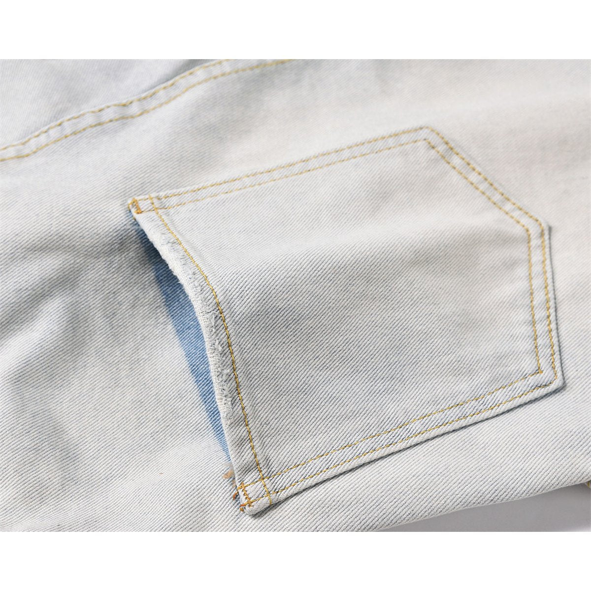 Men's Workwear Denim Straight-leg Trousers