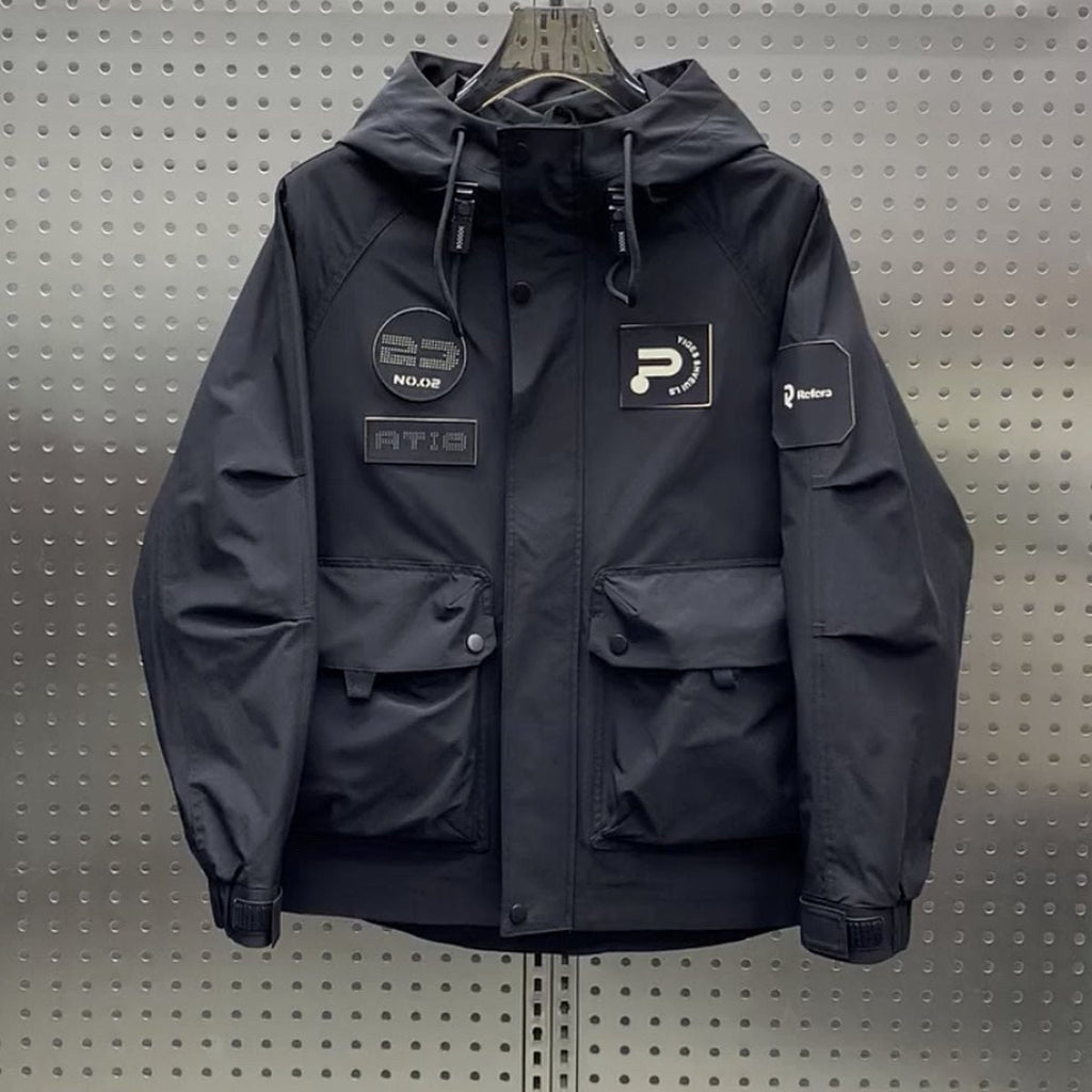 Men's Workwear Hooded Loose Coat